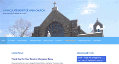 Desktop Screenshot of ihm-parish.org